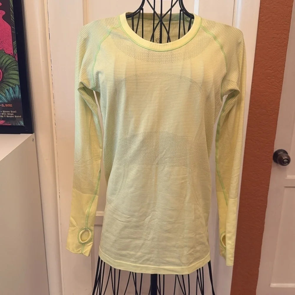 Lululemon Swiftly Tech Long Sleeve Shirt 2.0-Sz 8